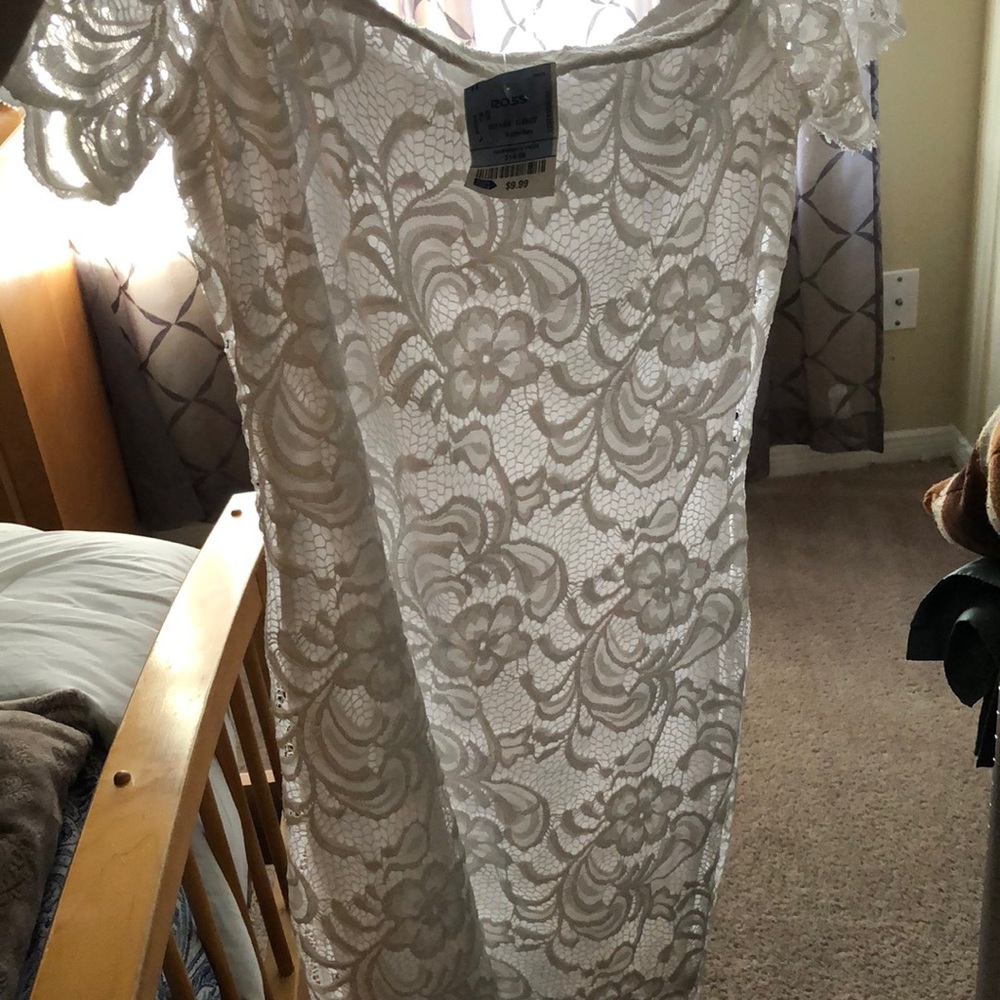 Off the shoulder junior dress
